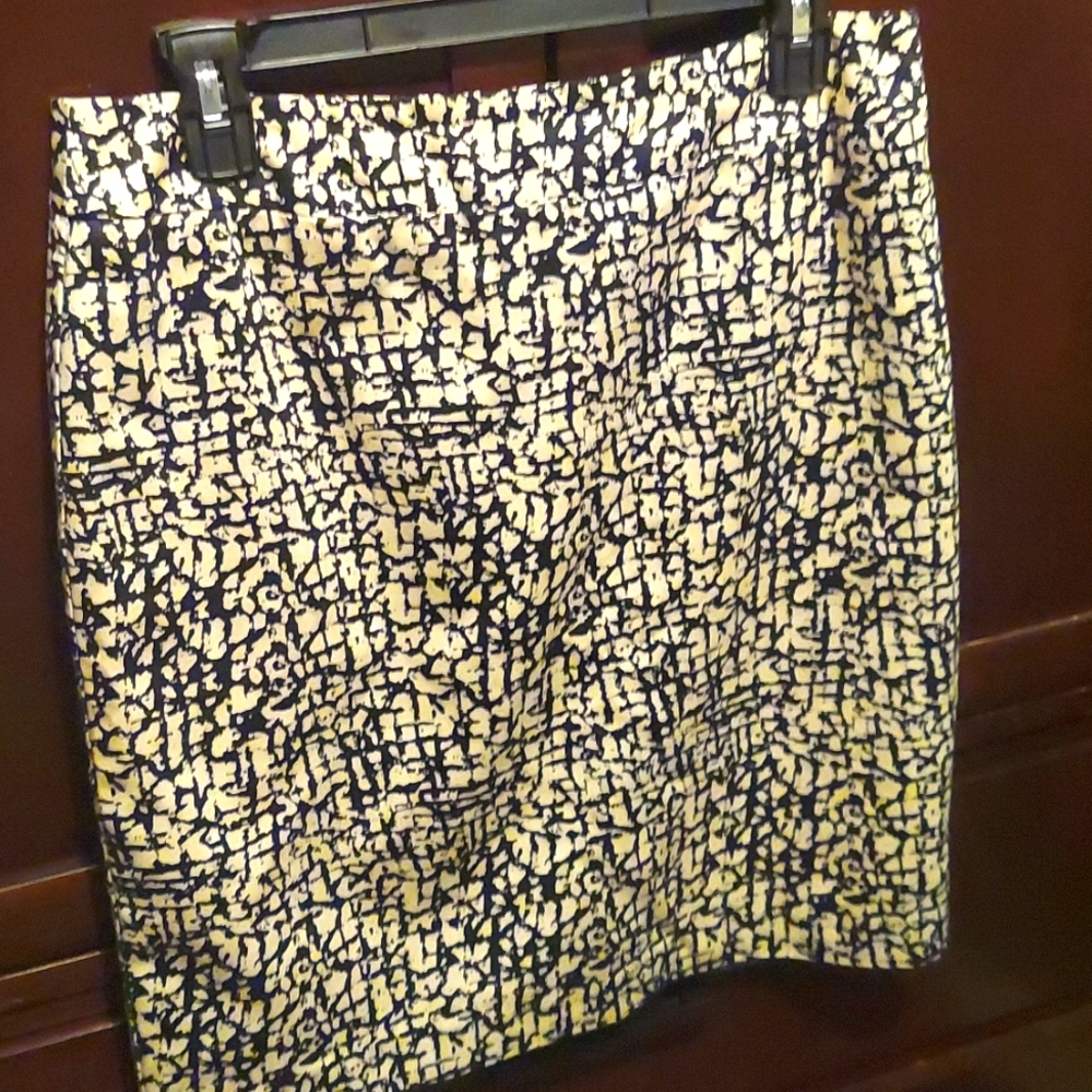 Size 8 Balck & Cream Skirt